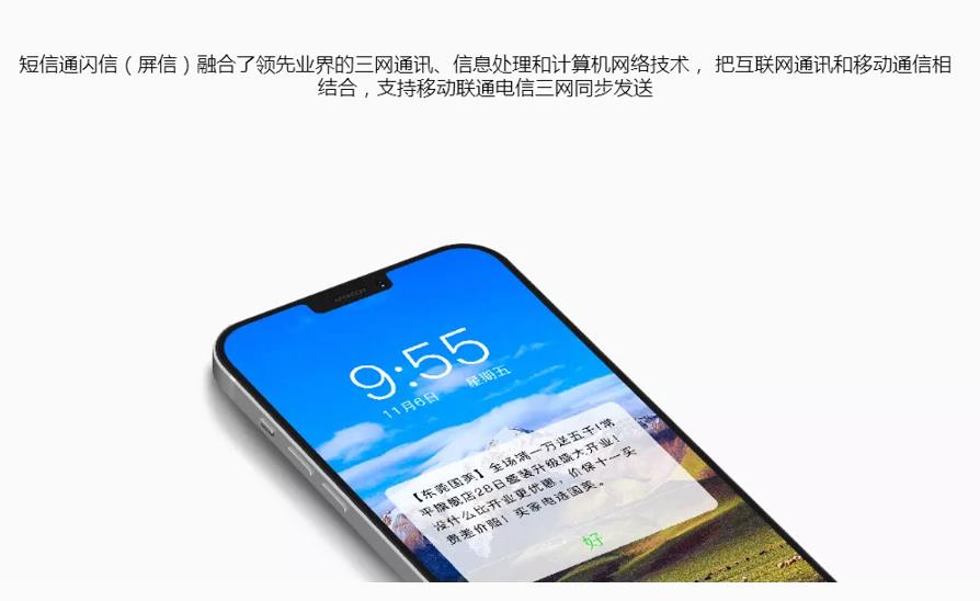 闪信群发特点